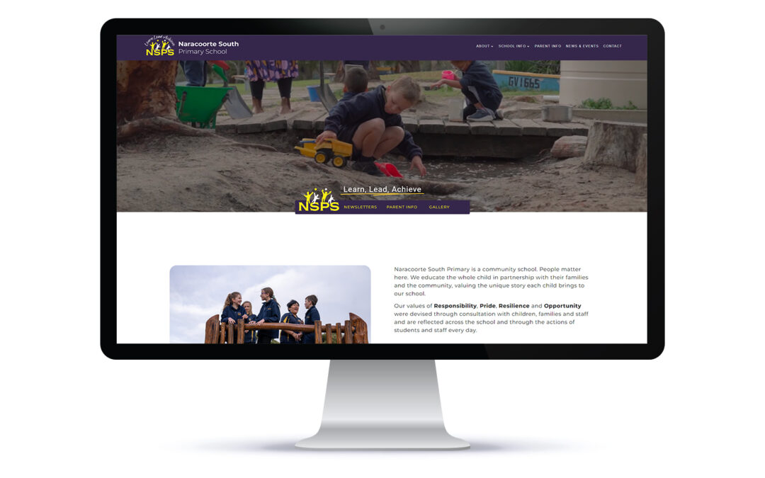 Learn how EWS built a new school website revamp for Naracoorte South Primary School in 2022