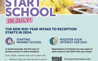 South Australian Department for Education – DFE – Introduces Mid-Year Intakes for Reception: A Positive Step Forward for Families
